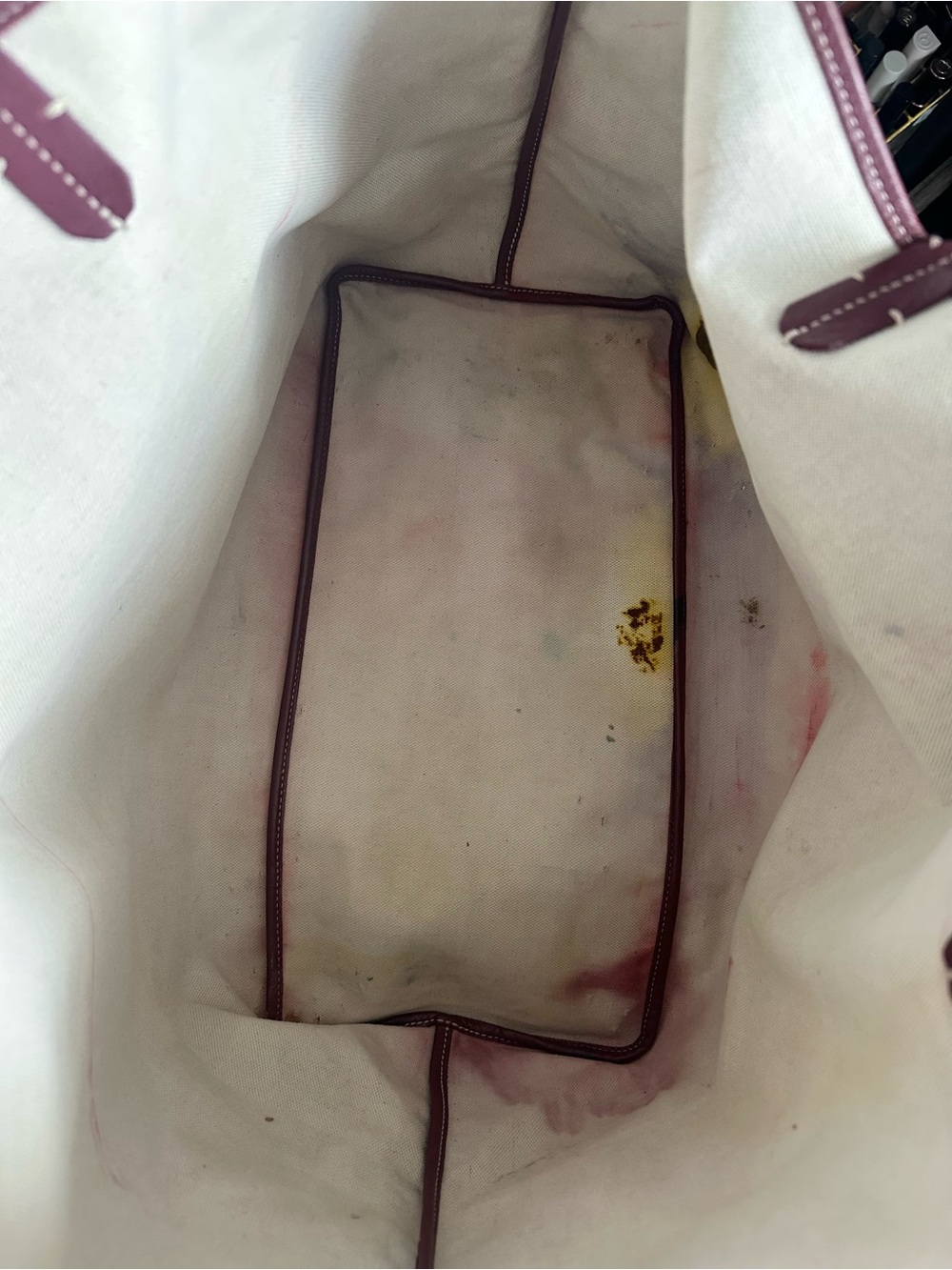 Goyard Saint Louis GM Tote in Burgundy Color - Picture 5 of 14